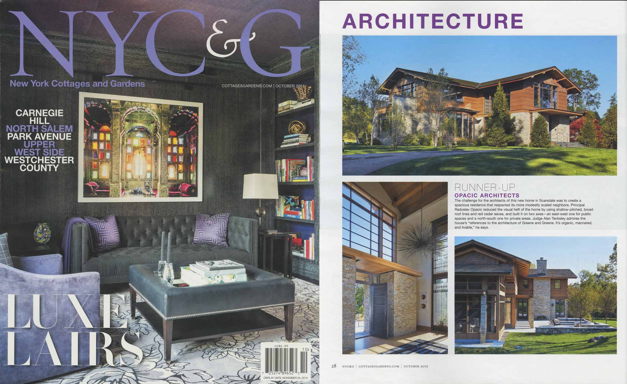 2015 NY COTTAGES+GARDENS October Issue