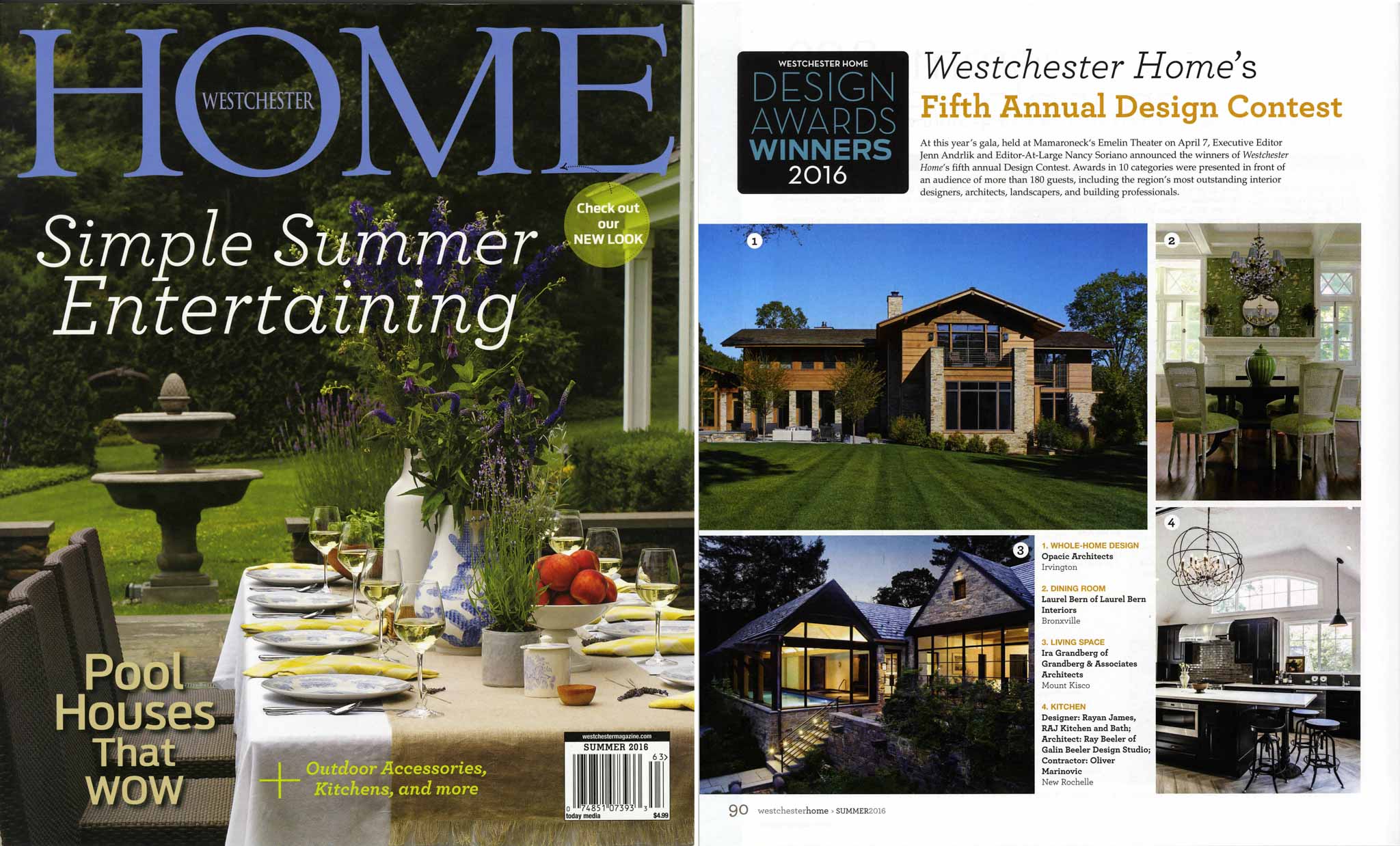 2016 WESTCHESTER HOME Summer Issue
